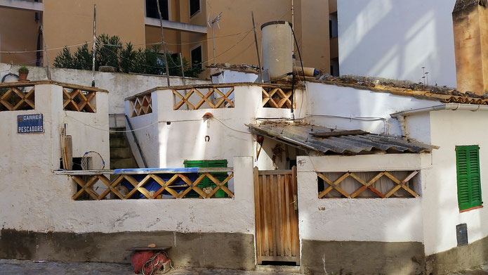 Kleines Häuschen in der Carrer dels Pescadors, der "Strasse der Fischer"