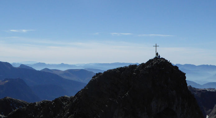 La croix de Belledonne, fin de l'itinéraire