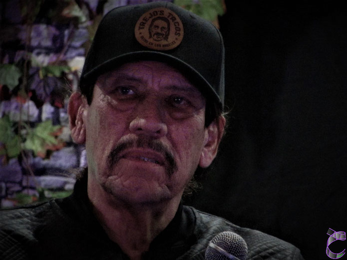 Danny Trejo, during his Saturday Panel at For the Love of Horror 2018, Manchester