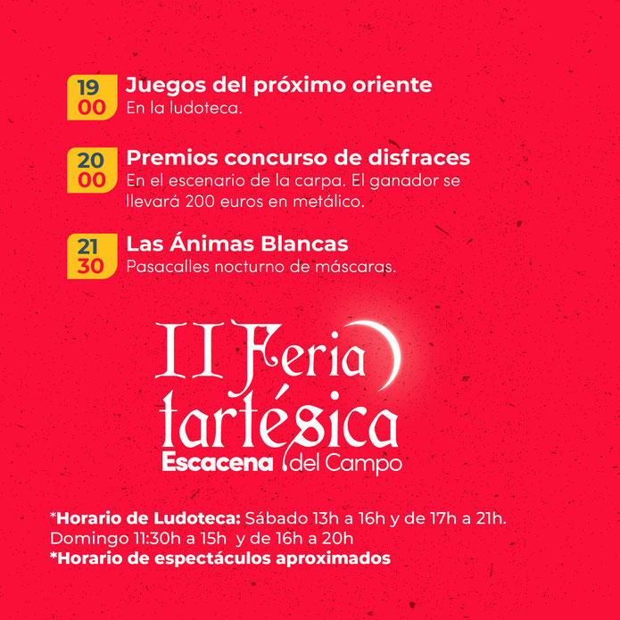 Programa de la Feria Tartesica de Escacena del Campo