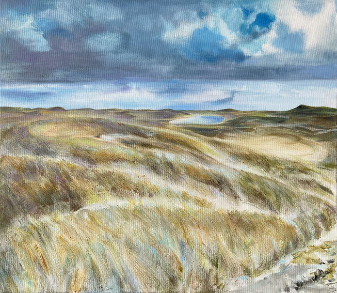 Dünenimpression - Acryl auf Leinwand - 70 x 80 cm - Heidemarie Franz ©