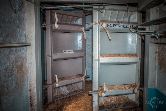 Secret underground bunker of the East German Secret Police (Stasi)