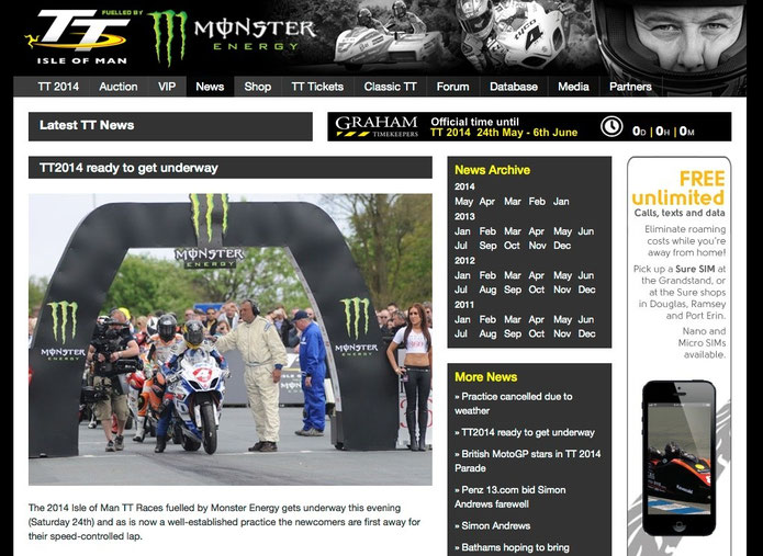 Website - TT Isle of Man