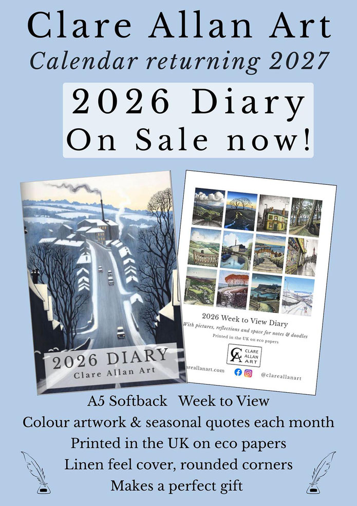 Northern Landscapes Art Calendar 2025 with featuring wall art prints of northern England and Scotland