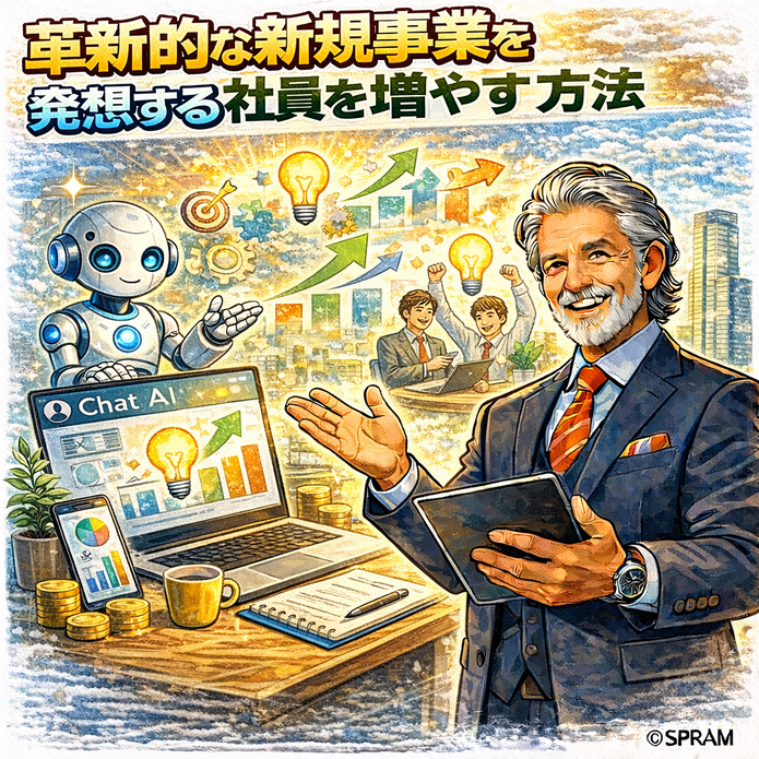 革新的な新規事業を発想する社員を増やす方法