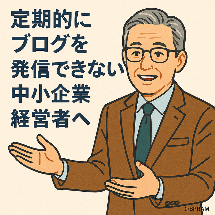 定期的にブログを発信できない中小企業経営者への皆様へ(解決法)