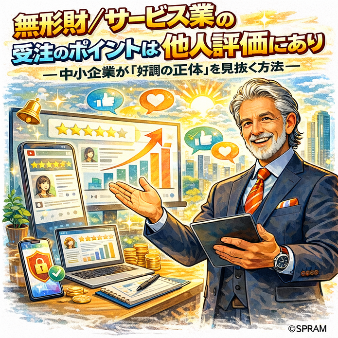 無形財／サービス業の受注のポイントは他人評価にあり