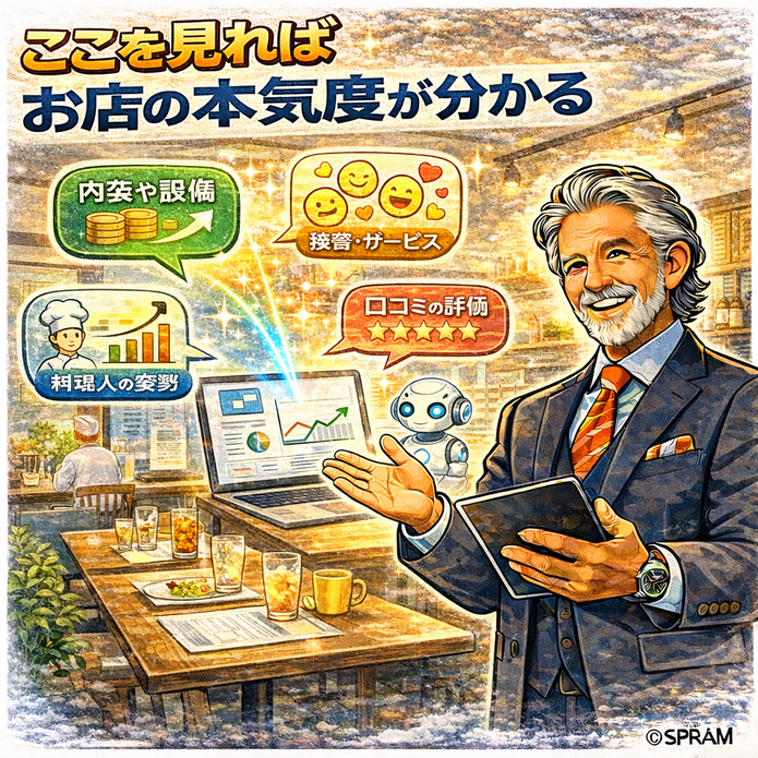 ここを見ればお店の本気度が分かる