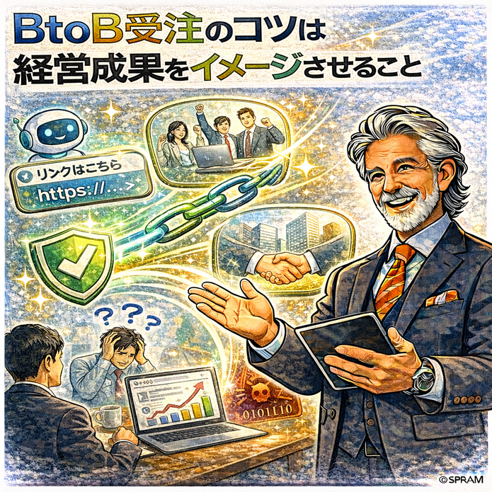 BtoB受注のコツは経営成果をイメージさせること