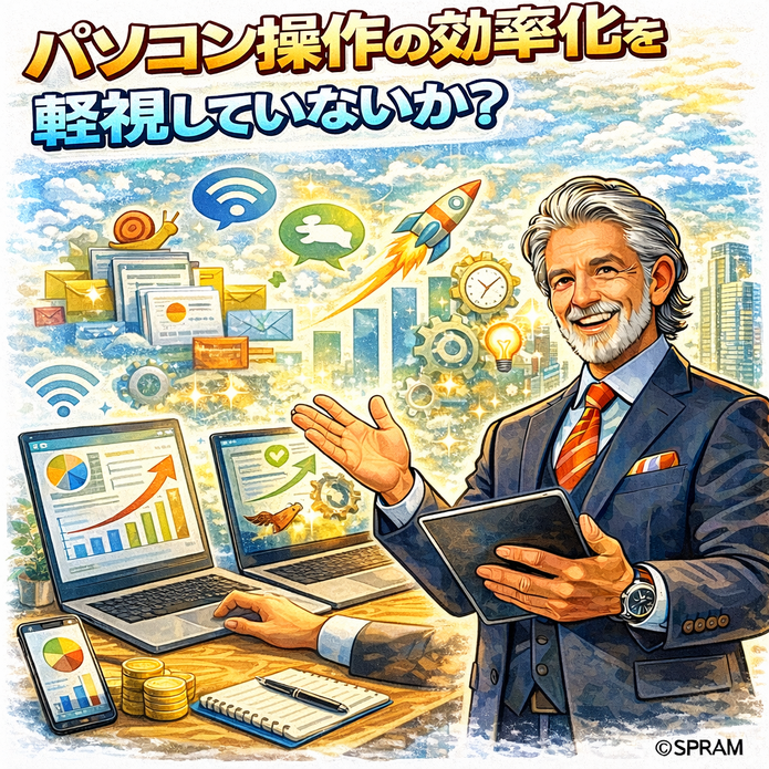 パソコン操作の効率化を軽視していないか？