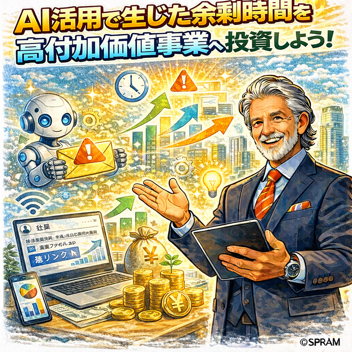 AI活用で生じた余剰時間を高付加価値事業へ投資しよう