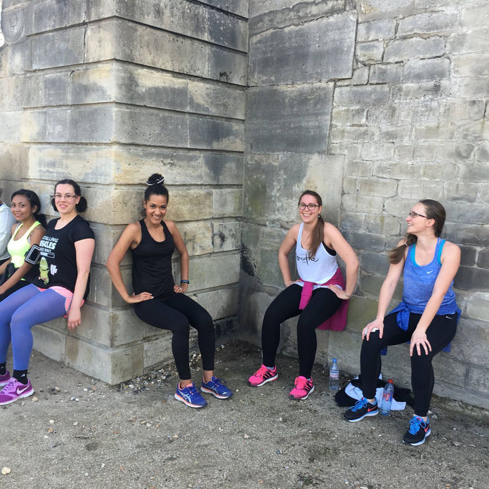 @fit_isadora créatrice de la Box Snackies en plein effort et avec le sourire !
