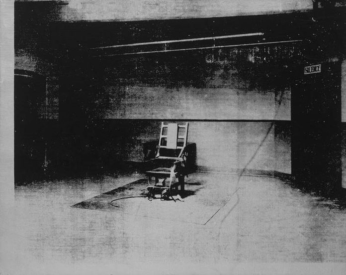Самые известные картины Уорхола - Электрический стул