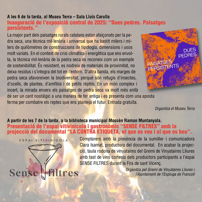 Programa de la Fira Multisectorial en La Espluga de Francoli