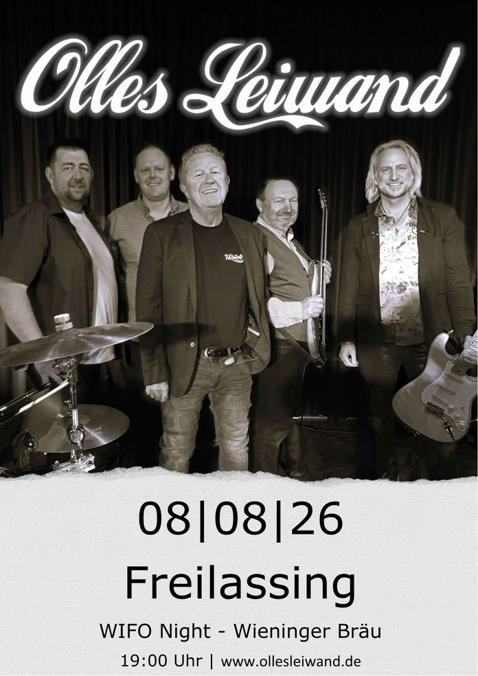 Olles Leiwand zur WIFO Night Tour mit Livemusik aus Österreich