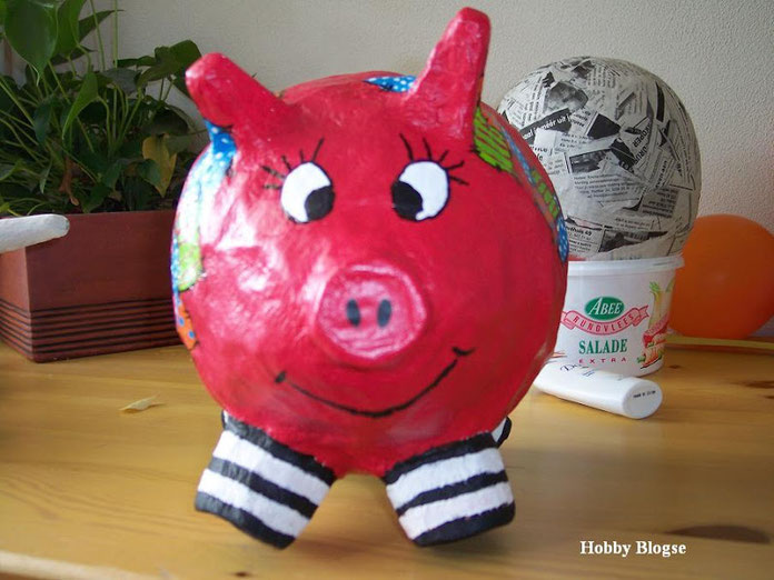 Leuke dingen maken van papiermaché, varken en flamingo's De website