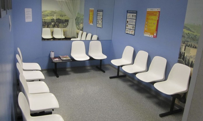 La "petite salle d'attente" réservée aux patients