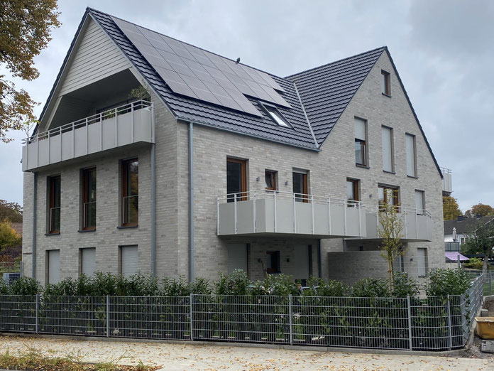 Errichtung eines Mehrfamilienhauses mit Tiefgarage in Coesfeld, alte Münsterstraße