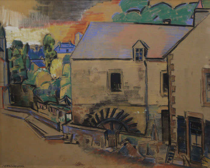 te_koop_aangeboden_een_kunstwerk_van_de_nederlandse_kunstschilder_matthieu_wiegman_1886-1971_bergense_school