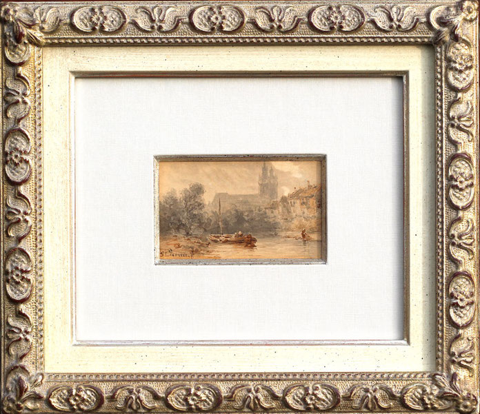te_koop_aangeboden_een_kunstwerk_annex_aquarel_schilderij_van_salomon_leonardus_verveer_1813-1876_bij_kunsthandel_martins_te_wolvega_friesland