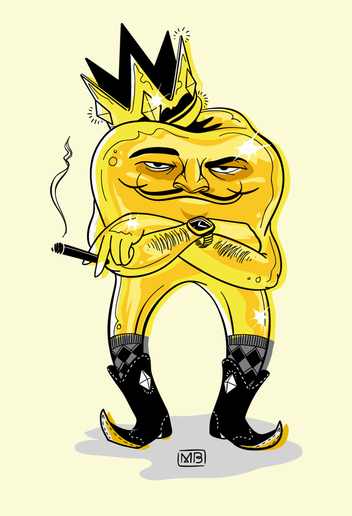 Characterdesign Goldzahn