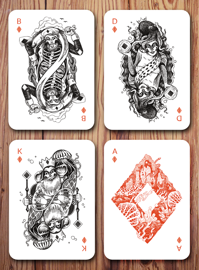 illustratives Kartenspiel