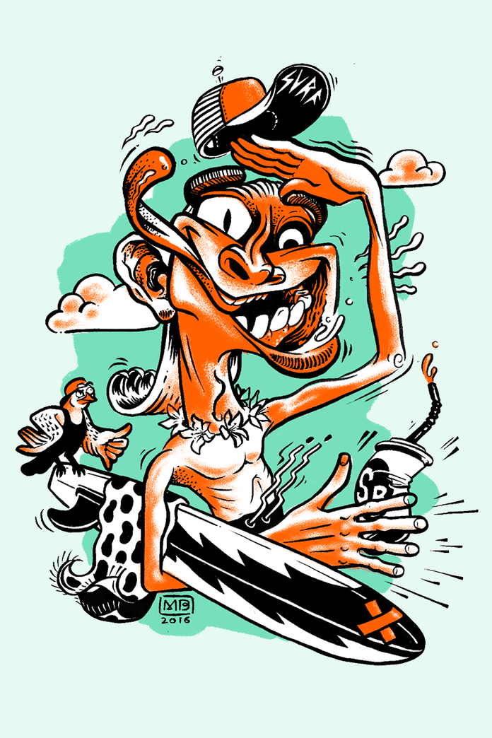 shirtdesign crazy surferdude