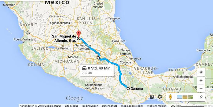 Tour from Oaxaca to Mexico City to San Miguel de Allende and back to Mexico City