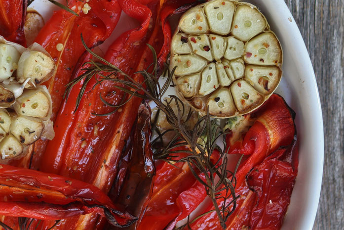 gegrillter Backofenpaprika