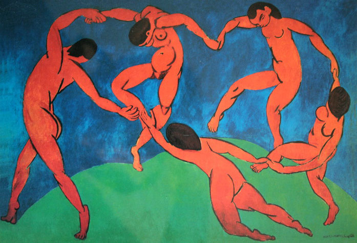 La danse, 1910. Huile sur toile, 260x391 cm.