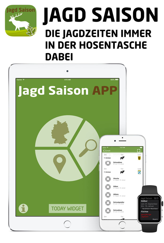 Jagd Saison App Screenshot