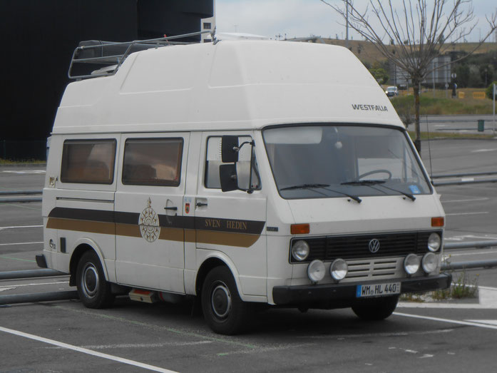 Volkswagen lt 28 Sven Hedin vista en el área de ac de Oviedo en julio de 2015