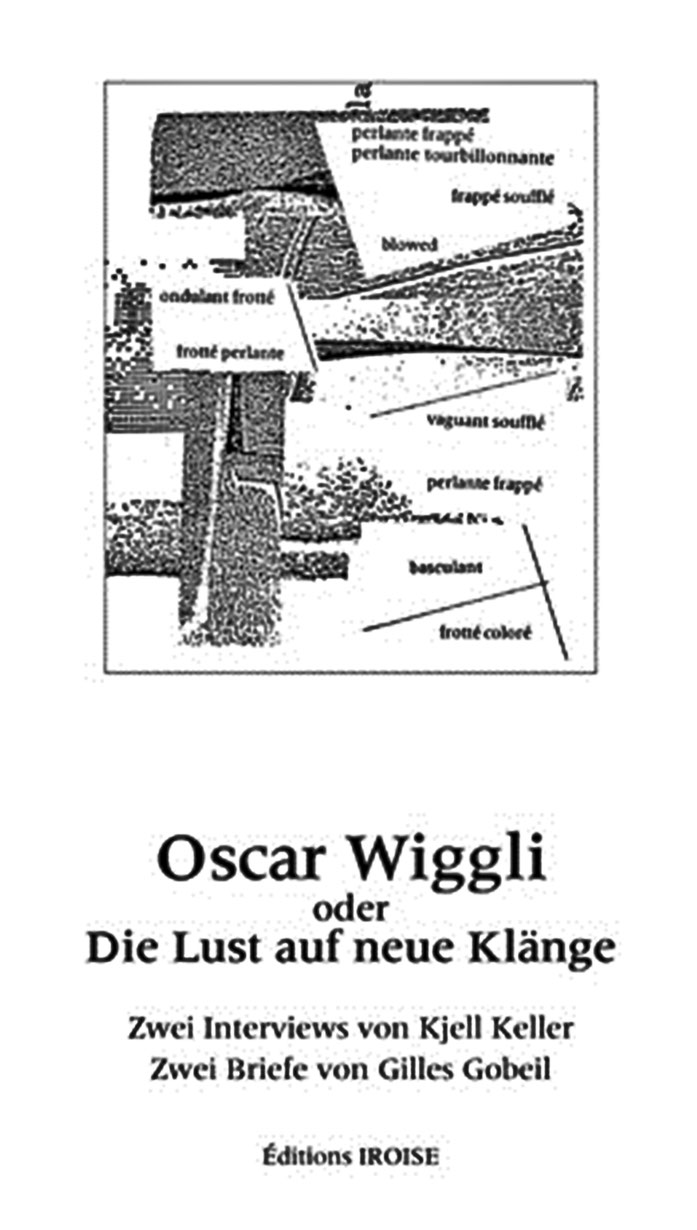 Pedro Meier – »Oscar Wiggli oder Die Lust auf neue Klänge« – Zwei Interviews von Kjell Keller – Zwei Briefe von Gilles Gobeil – Editions Iroise – Fondation Wiggli, Muriaux. ARGOL Records. Archiv Pedro Meier Multimedia Artist, Gerhard Meier Weg, Niederbipp