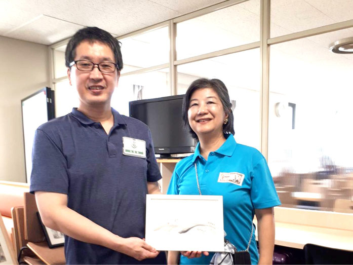 （右）尾高浩羽先生　　（左）戸谷充宏