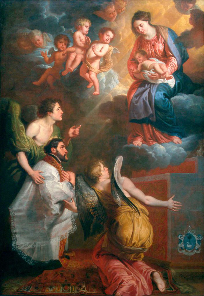 エラスムス・クェリヌス２世「聖フランシスコ・ザビエルのヴィジョン」１６５６年、インディアナポリス美術館