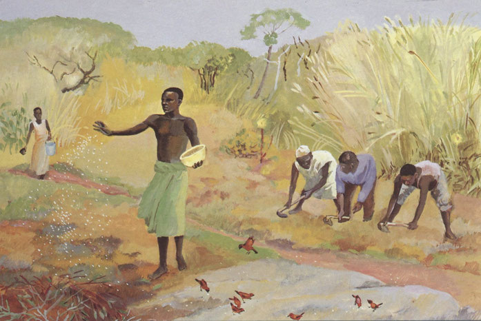 JESUS MAFA「種撒く人のたとえ」、１９７３年（http://diglib.library.vanderbilt.edu/）