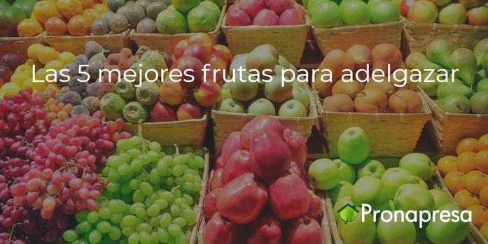 Frutas verduras para adelgazar