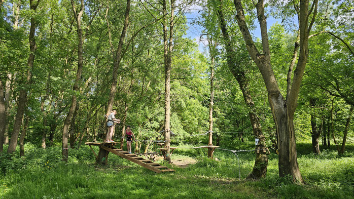 Accrobranche pour les enfants dans l'Ain