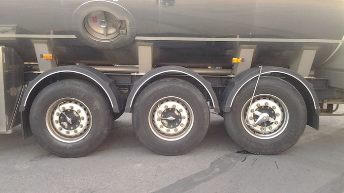 under-inflated tires