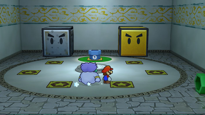 Game screenshot showing new teleport room.