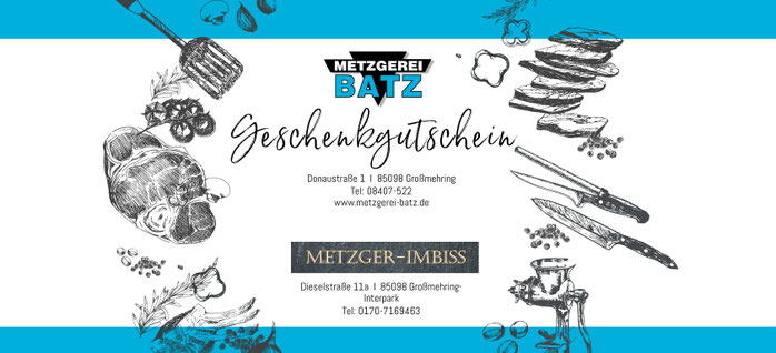 Ansicht eines gedruckten Batz-Geschenkgutscheins