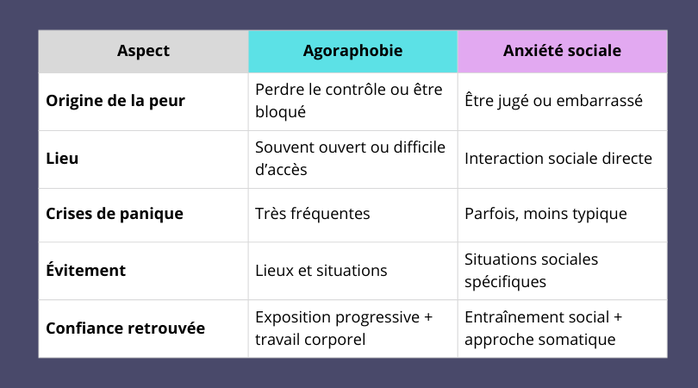 Agoraphobie, anxiété sociale, identifier les différences et comment le corps peut vous libérer avec la kinésiologie à bordeaux