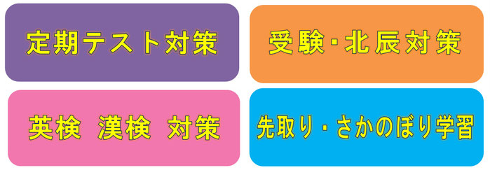 定期テスト　北辰テスト　英検　漢検　上尾　春日　塾　学習塾　進学塾　個別指導塾　小学生　中学生　成績上がる　安い　授業料　おすすめ