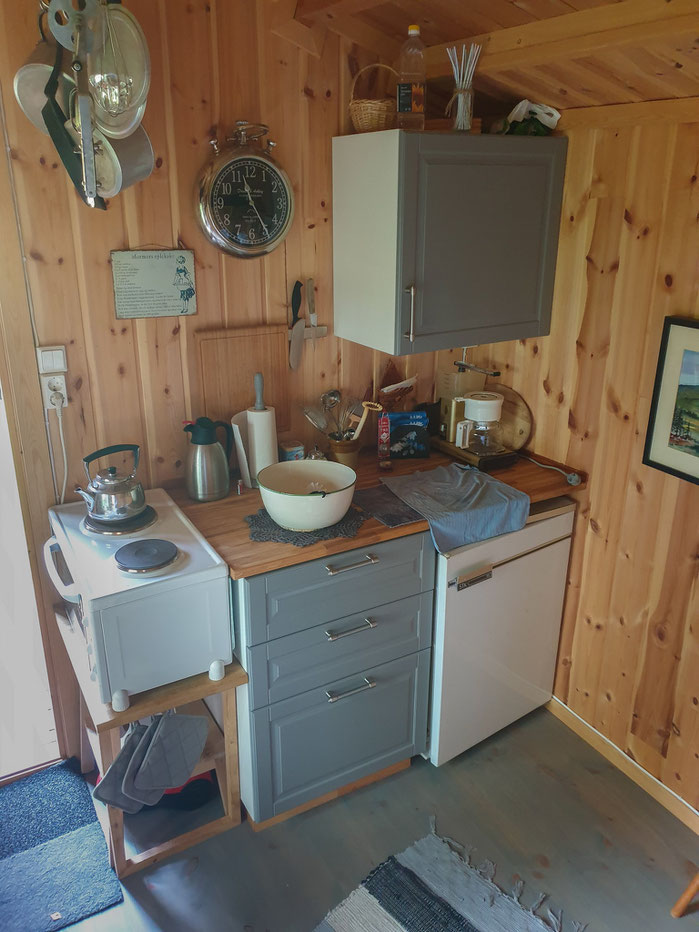 Kleine gemütliche Hütte in Norwegen