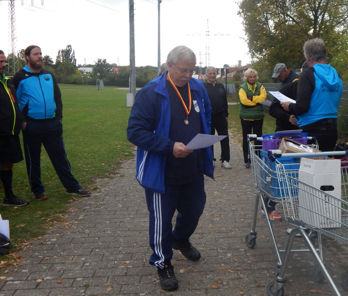 Karl-Josef Knecht siegte im Rundgewichtwerfen.