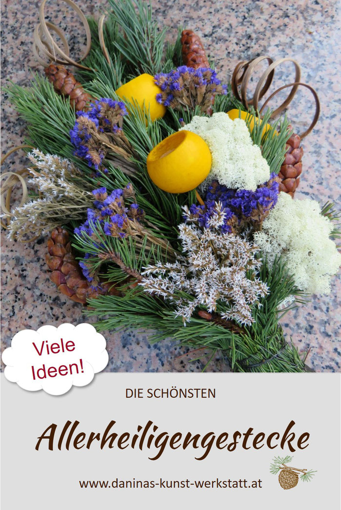 Die schönsten Allerheiligengestecke - viele Ideen!