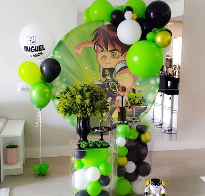 Arreglo de Globos de Ben 10