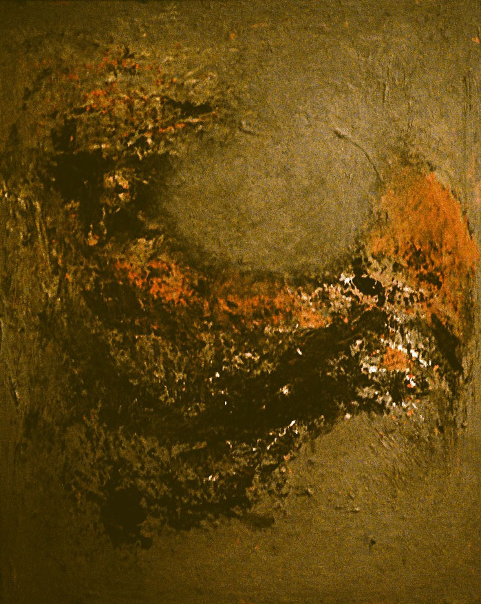 Stammhirn, Acryl auf Hartfaser, 60x40, 2015