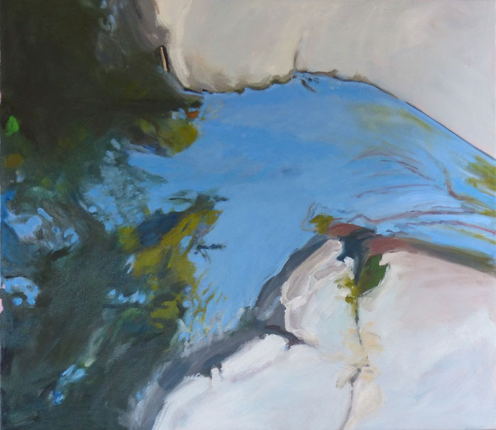 bewegt sich 2014 70 x 80 cm Öl / Leinwand