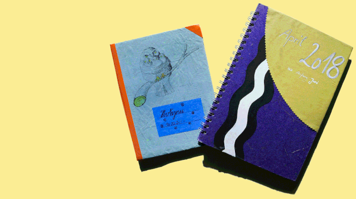 Bilder-Jaeger, Skizzenbücher, Sketchbooks, Artjournals, Künstlertagebücher selbst gestaltet und selbst hergestellt, DIY 